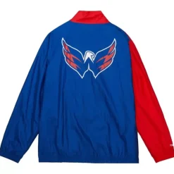 Arched Retro Lined Windbreaker Washington Capitals