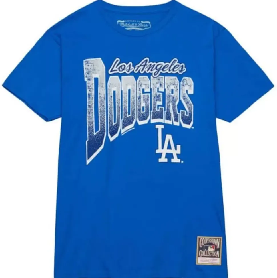 Arched Vintage Logo Tee Los Angeles Dodgers