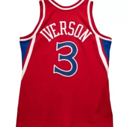 Authentic Allen Iverson Philadelphia 76Ers 1996-97 Jersey