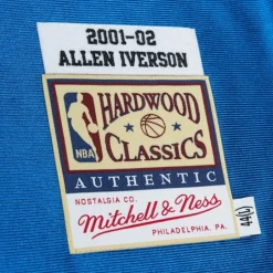 Authentic Allen Iverson Philadelphia 76Ers Alternate 2001-02 Jersey