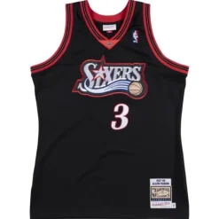 Authentic Allen Iverson Philadelphia 76Ers Road 1997-98 Jersey