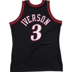 Authentic Allen Iverson Philadelphia 76Ers Road 1997-98 Jersey