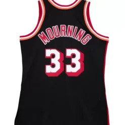 Authentic Alonzo Mourning Miami Heat 1996-97 Jersey