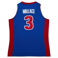 Authentic Ben Wallace Detroit Pistons Dark Finals 2004 Jersey