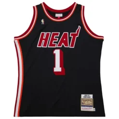 Authentic Chris Bosh Miami Heat Dark Hwc 2013-14 Jersey