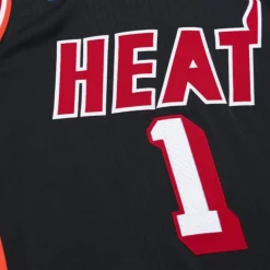 Authentic Chris Bosh Miami Heat Dark Hwc 2013-14 Jersey