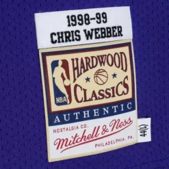 Authentic Chris Webber Sacramento Kings 1998-99 Jersey