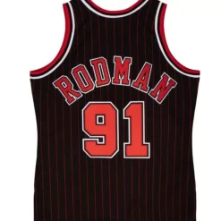 Authentic Dennis Rodman Chicago Bulls 1995-96 Jersey