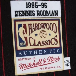 Authentic Dennis Rodman Chicago Bulls 1995-96 Jersey