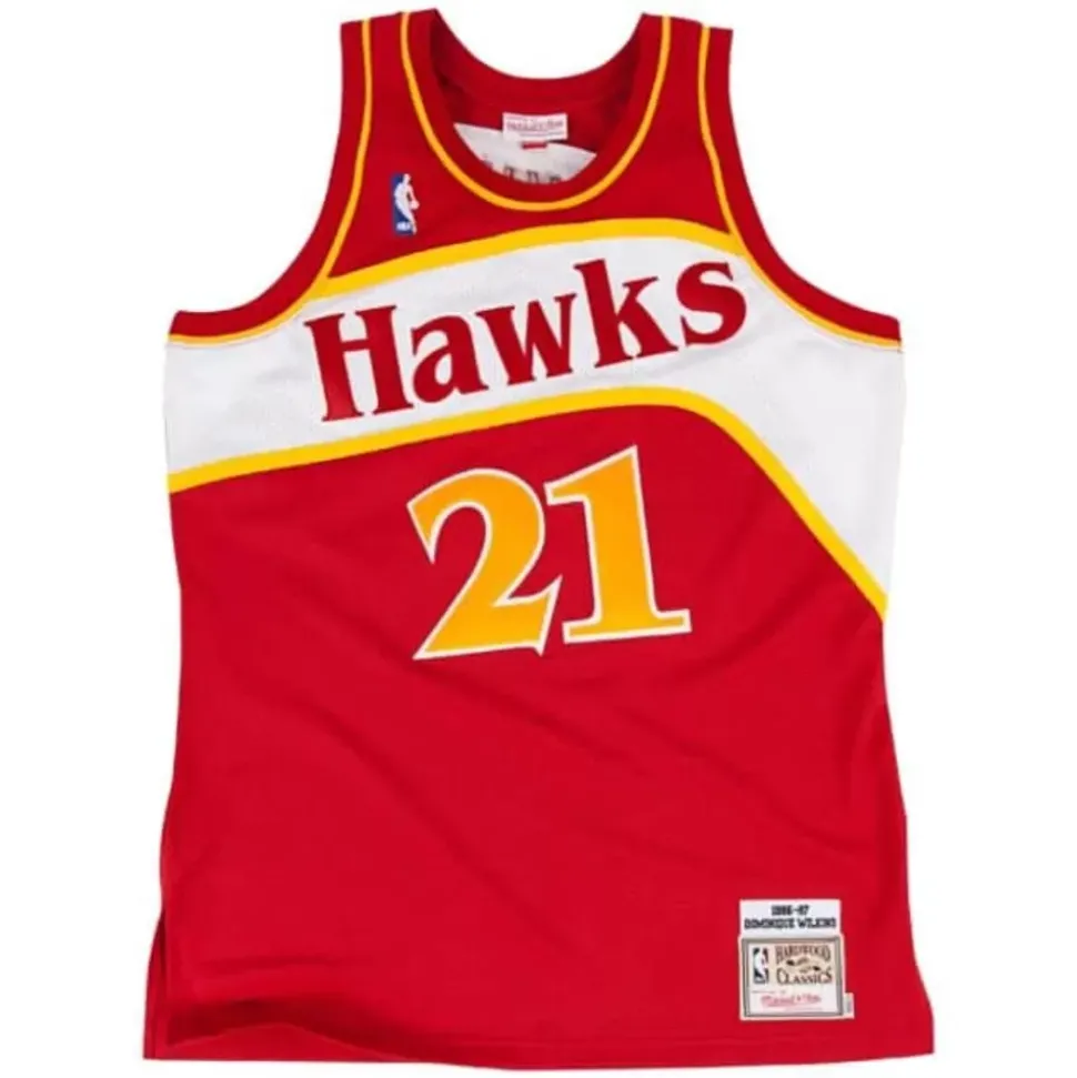 Authentic Dominique Wilkins Atlanta Hawks 1986-87 Jersey