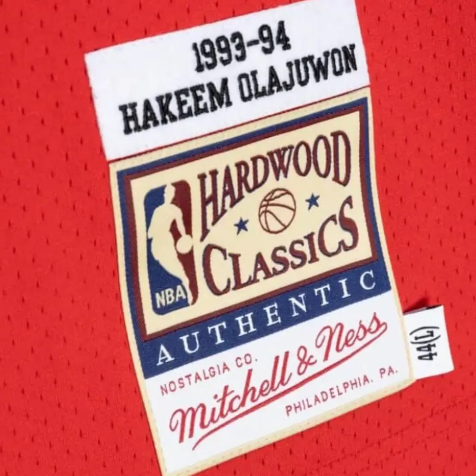 Authentic Hakeem Olajuwon Houston Rockets 1993-94 Jersey