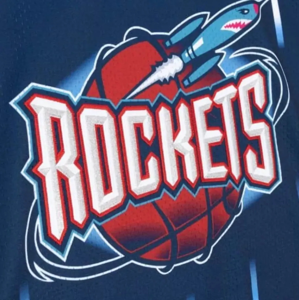 Authentic Hakeem Olajuwon Houston Rockets Road 1996-97 Jersey