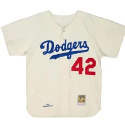 Authentic Jackie Robinson Brooklyn Dodgers Home 1955 Jersey