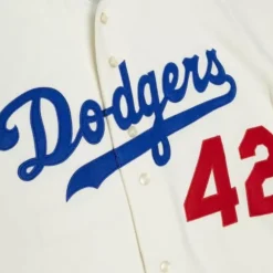 Authentic Jackie Robinson Brooklyn Dodgers Home 1955 Jersey