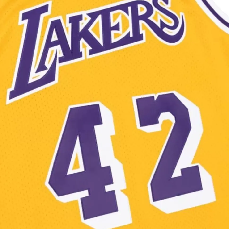 Authentic James Worthy Los Angeles Lakers 1984-85 Jersey