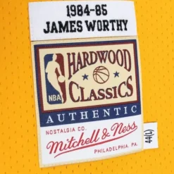 Authentic James Worthy Los Angeles Lakers 1984-85 Jersey