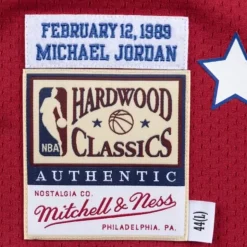 Authentic Jersey All-Star East 1989 Michael Jordan