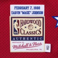 Authentic Jersey All-Star West 1988 Magic Johnson