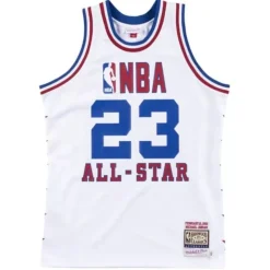 Authentic Jersey All-Star East 1985 Michael Jordan