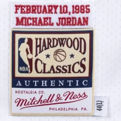 Authentic Jersey All-Star East 1985 Michael Jordan