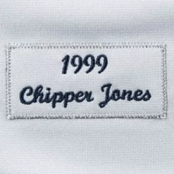 Authentic Jersey Atlanta Braves Road 1999 Chipper Jones