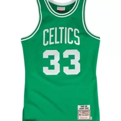 Authentic Jersey Boston Celtics Road 1985-86 Larry Bird