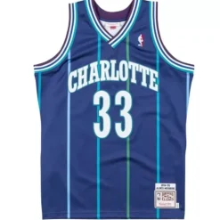 Authentic Jersey Charlotte Hornets 1994-95 Alonzo Mourning