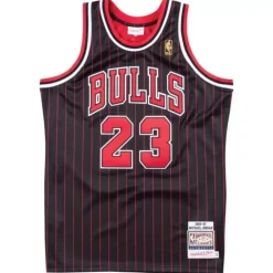 Authentic Jersey Chicago Bulls Alternate 1996-97 Michael Jordan