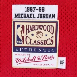 Authentic Jersey Chicago Bulls 1987-88 Michael Jordan