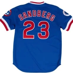 Authentic Jersey Chicago Cubs Road 1984 Ryne Sandberg