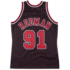 Authentic Jersey Chicago Bulls 1996-97 Dennis Rodman