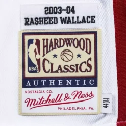 Authentic Jersey Detroit Pistons Home Finals 2003-04 Rasheed Wallace