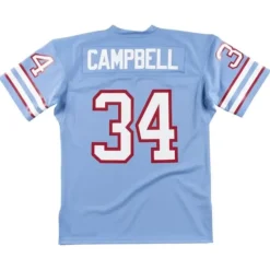 Authentic Jersey Houston Oilers 1980 Earl Campbell