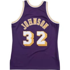 Authentic Jersey Los Angeles Lakers Road 1984-85 Magic Johnson