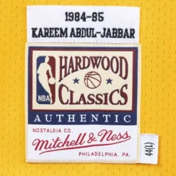 Authentic Jersey Los Angeles Lakers 1984-85 Kareem Abdul-Jabbar