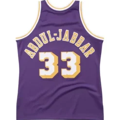 Authentic Jersey Los Angeles Lakers 1983-84 Kareem Abdul-Jabbar