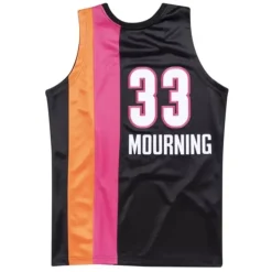 Authentic Jersey Miami Heat Alternate 2005-06 Alonzo Mourning