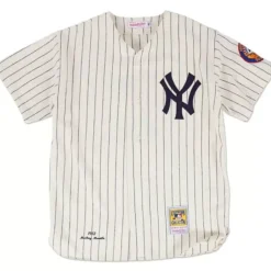 Authentic Jersey New York Yankees Home 1952 Mickey Mantle