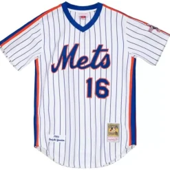 Authentic Jersey New York Mets Home 1986 Dwight Gooden