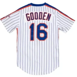 Authentic Jersey New York Mets Home 1986 Dwight Gooden