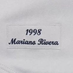Authentic Jersey New York Yankees Road World Series 1998 Mariano Rivera
