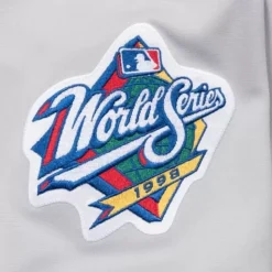 Authentic Jersey New York Yankees Road World Series 1998 Mariano Rivera