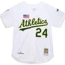 Authentic Jersey Oakland Athletics Home 1990 Rickey Henderson