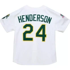 Authentic Jersey Oakland Athletics Home 1990 Rickey Henderson