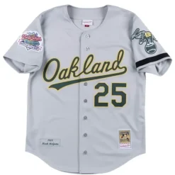 Authentic Jersey Oakland Athletics Road World Series 1989 Mark Mcgwire