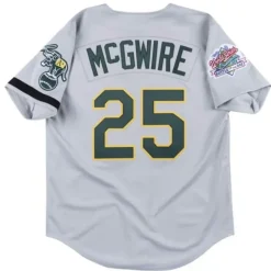 Authentic Jersey Oakland Athletics Road World Series 1989 Mark Mcgwire