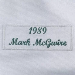 Authentic Jersey Oakland Athletics Road World Series 1989 Mark Mcgwire