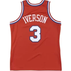 Authentic Jersey Philadelphia 76Ers 2002-03 Allen Iverson
