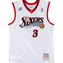 Authentic Jersey Philadelphia 76Ers 2001-02 Allen Iverson