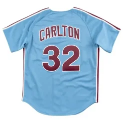 Authentic Jersey Philadelphia Phillies Road 1980 Steve Carlton